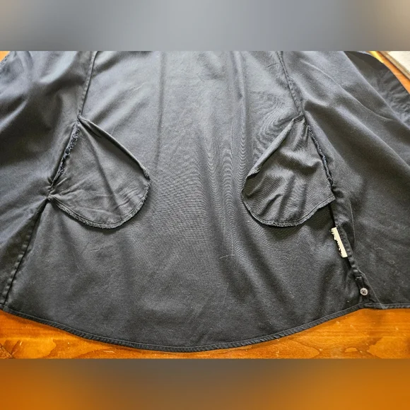 Gap Size 0 100% Cotton Navy Shirt Dress With Tie Belt - Picture 9 of 12